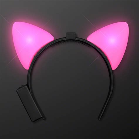 Pink Cat Ears Headband