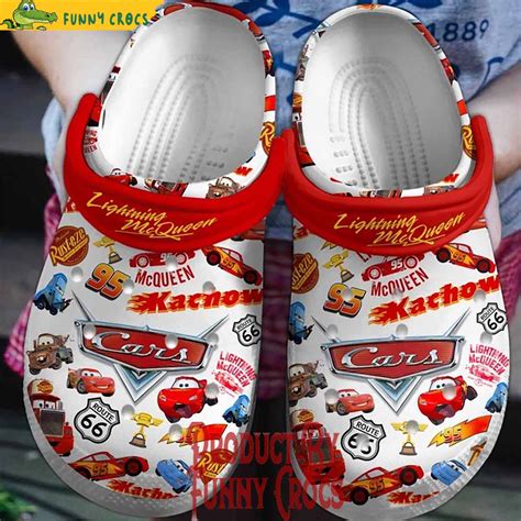 Car Lightning Mcqueen Crocs For Adults - Discover Comfort And Style Clog Shoes With Funny Crocs