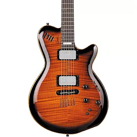 Godin LGX-SA AAA Flamed Maple Top Electric Guitar Cognac Burst | Musician's Friend