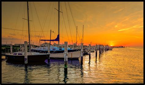 Marina at sunset