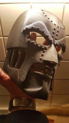 3D Printed Doctor Doom Mask - Perfect 3D Printing Filament