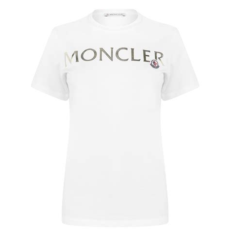 MONCLER | Large Logo T Shirt | Women | Regular Fit T-Shirts | Flannels