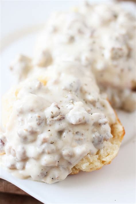 Buttermilk Biscuits and Sausage Gravy Recipe - No. 2 Pencil