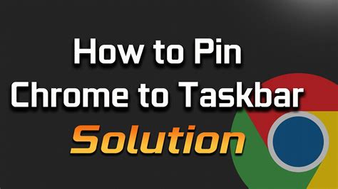 How to Pin Google Chrome to Taskbar in Windows 11 - Tutorial - YouTube