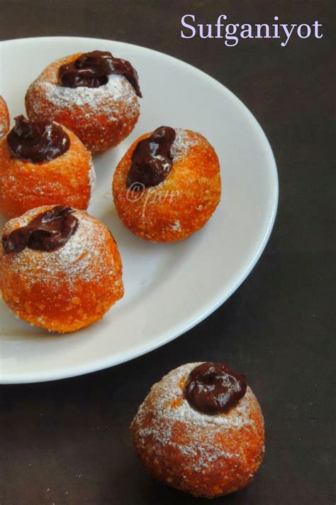 Priya's Versatile Recipes: Sufganiyot - Hanukkah Doughnuts