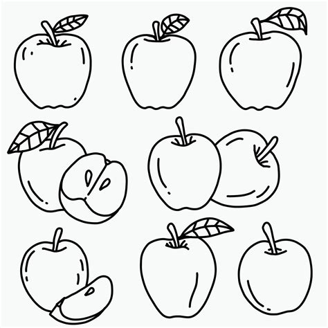 Apple Drawing Vector Art, Icons, and Graphics for Free Download