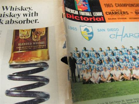 Lot Detail - 1965 AFL Championship program - San Diego Chargers vs ...