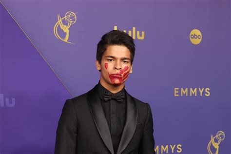 D’Pharaoh Woon-A-Tai’s red handprint at the 2024 Emmys has a deeper meaning | The Independent