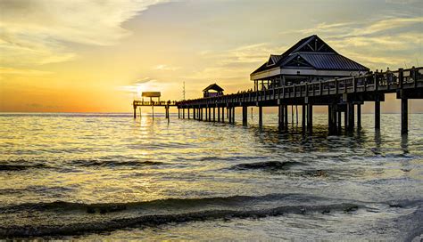 Pier 60 Sunset Photograph by Allen Dulaney