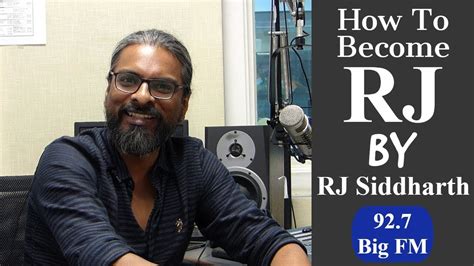 How To Become A Rj "Radio Jockey" in Hindi | RJ Siddharth's Life Journey | 92.7 Big FM - YouTube