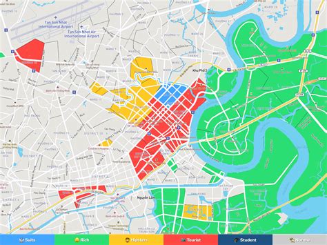 Ho Chi Minh City Neighborhood Map