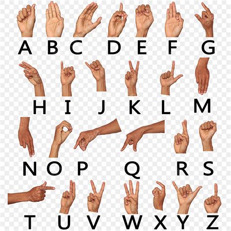 Printable Sign Language Alphabet