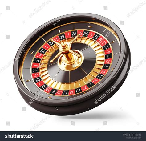 Casino Roulette Wheel Isolated On White Stock Illustration 2144561653 ...