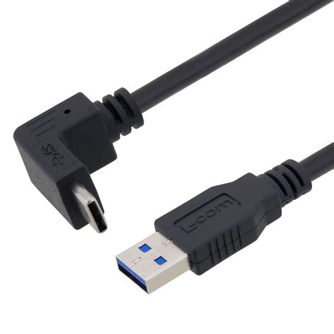 USB 3.0 right-angle Type-C cable assemblies for high-speed data transfer