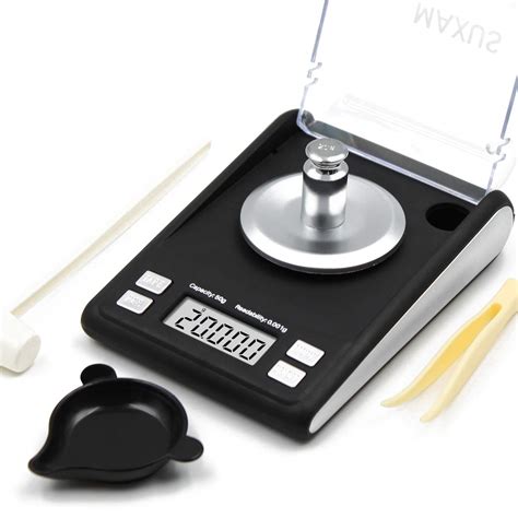 MAXUS Digital Milligram Scale – 50 grams x .001 grams! + Calibration Weight | Homebrew Finds