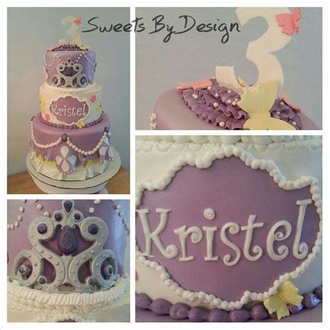 Princess Sofia inspired cake | Princess sofia cake, Cake, Sofia cake