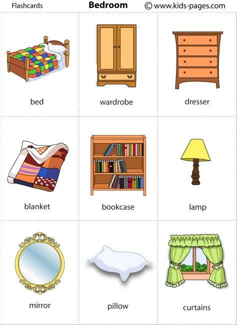 Parts of Bedroom | English For Life