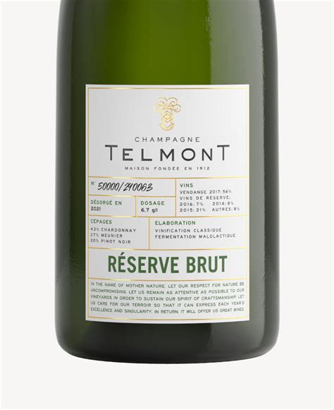 Champagne Réserve Brut - Balanced and fruity – Champagne Telmont US