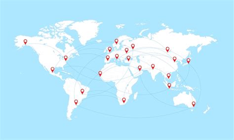 Mapa mundial con las fronteras de los países. | Vector Premium