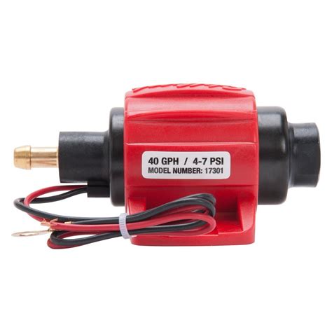 Edelbrock 17301 Universal Micro Electric Fuel Pump, 38 GPH, Gas