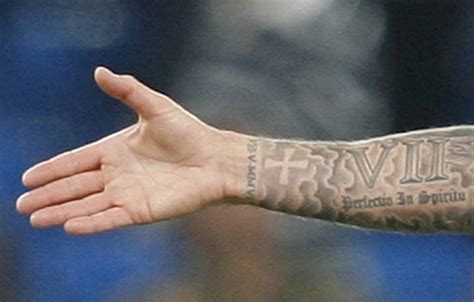 David Beckham Tattoos Designs