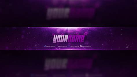 youtube banner template purple danetteforda from Yt Banner Template, source:danetteforda.com ...