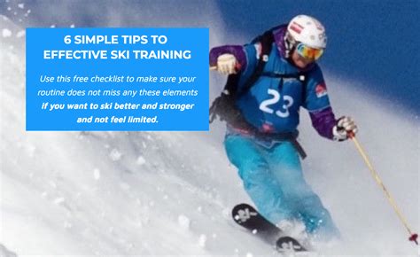 6 simple tips to effective ski training FB image - Strong Skier - Ski ...