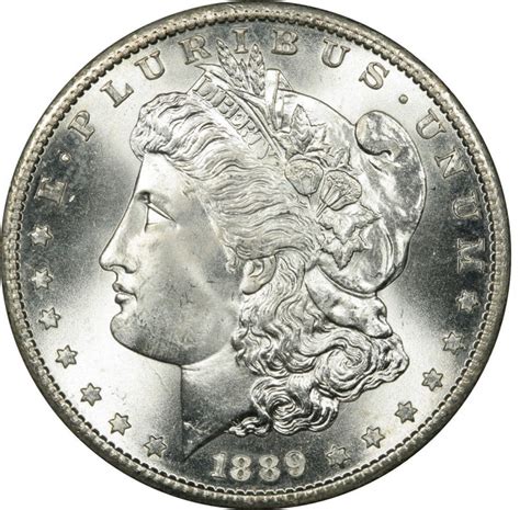 1889 Morgan Silver Dollar (XF to AU condition) - Currency and Coin