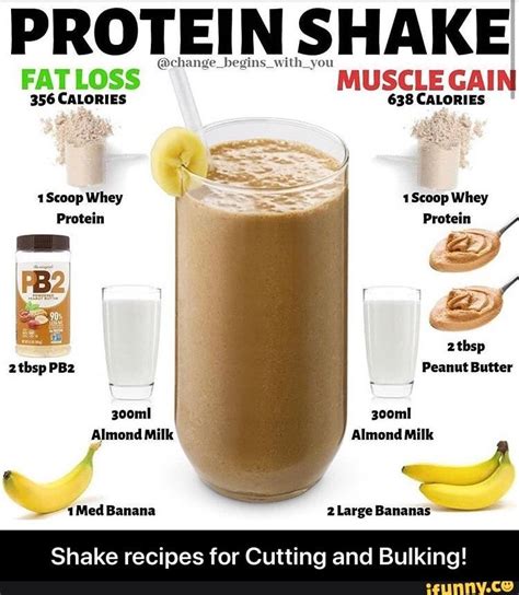 Fat loss vs muscle gain protein shake – Artofit