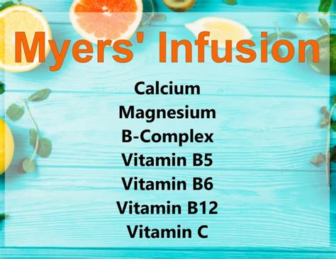 Myers' Infusion: Premium IV Nutrition