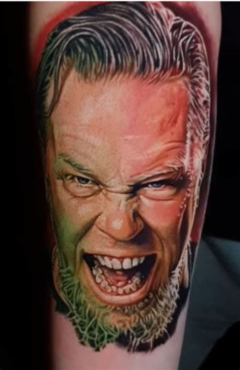 James Hetfield tattoo