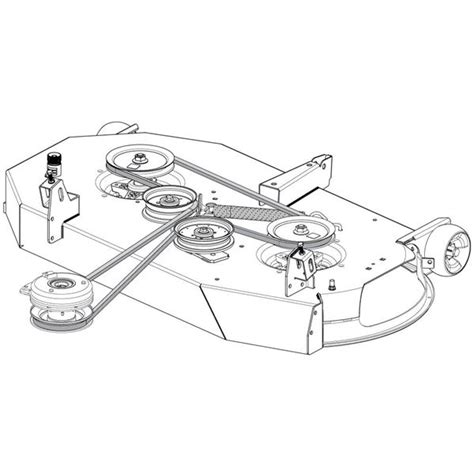 Cub Cadet Mower Deck Belt Diagram