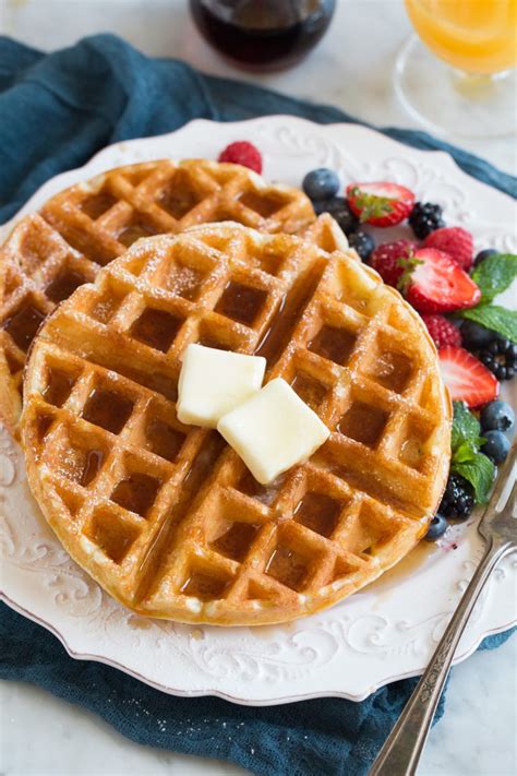 Best Belgian Waffle Recipe {Light Fluffy and Crisp} - Cooking Classy