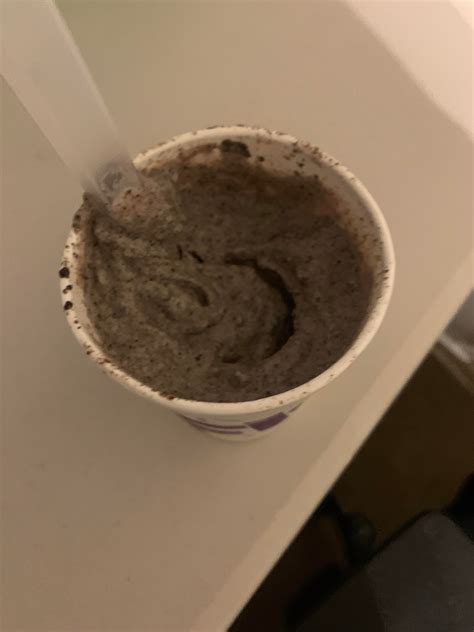 Oreo McFlurry with a lot of Oreo : r/deliciouscompliance