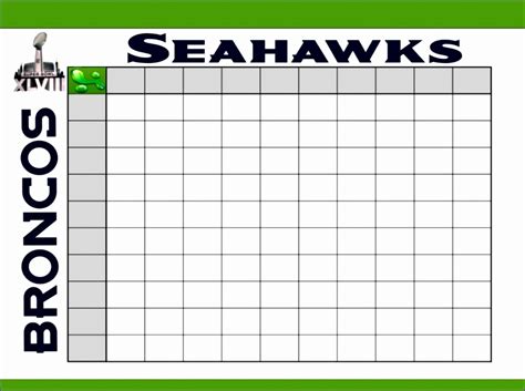 Free Printable Football Pool Sheets