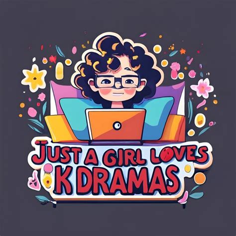 Premium Vector | A cute girl with laptop sticker vector