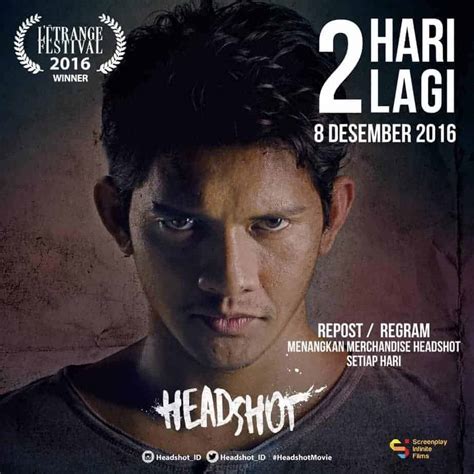 Headshot Viral Marketing Poster - Iko Uwais - Asian Movie Pulse