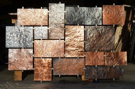 Hammered Copper wall art