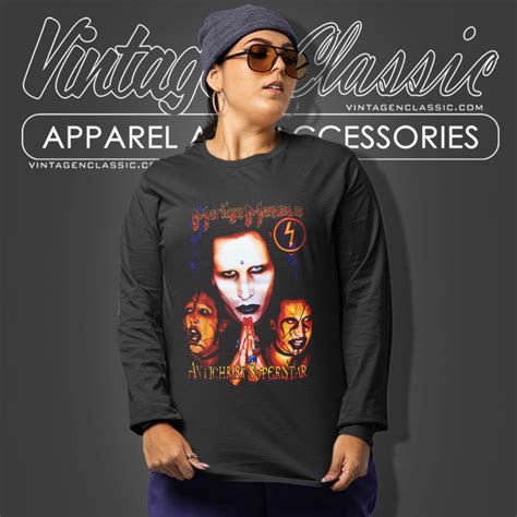 Marilyn Manson Antichrist Superstar Portrait Shirt - Vintagenclassic Tee