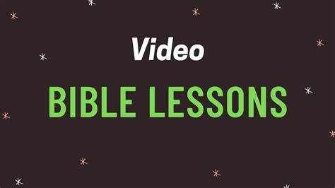 Bible Lesson 5 - Unit 3 (The Book of Daniel) - YouTube