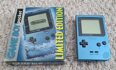 Found my limited edition "Ice Blue" Game Boy pocket from 1996. : nostalgia