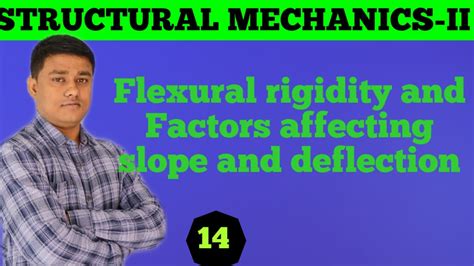 L-14 Flexural rigidity I Factors affecting slope and deflection - YouTube