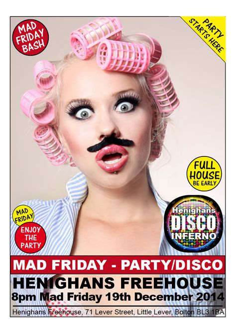 Mad Friday Disco 8pm till Late with Dale | Henighans