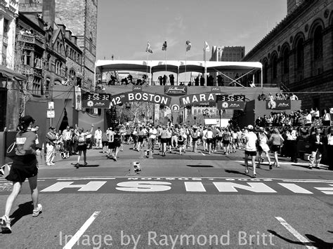 RunTri: Boston Marathon Finish Line on Boylston Street: The Runner's Perspective