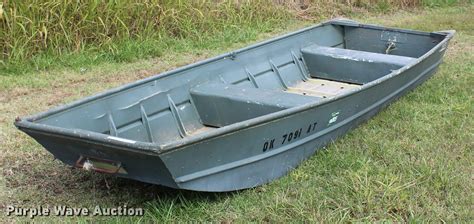 1974 Lowe Line flat bottom boat in Chelsea, OK | Item AQ9520 sold | Purple Wave