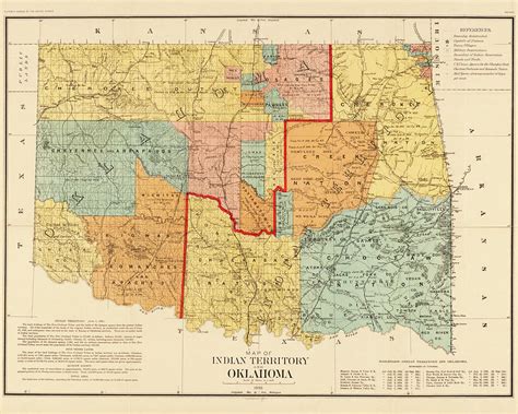 Historical Oklahoma Map Pillow Cover Home Décor Decorative Pillows trustalchemy.com