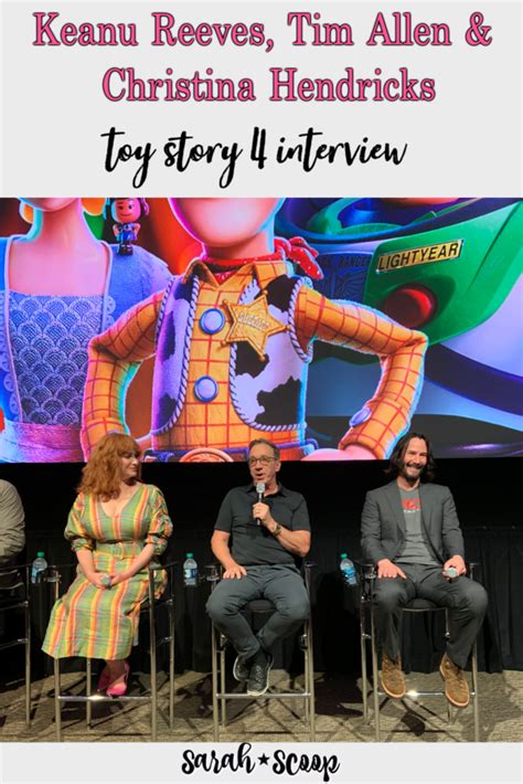 Toy Story 4 Interview with Keanu Reeves, Tim Allen & Christina ...