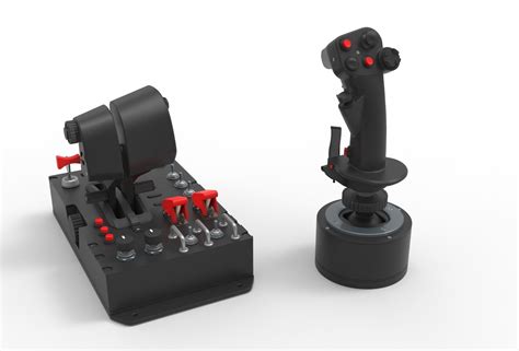 Aircraft control joystick 3D model | CGTrader