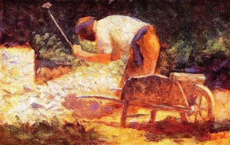 The Stone Breaker 2 by Georges Seurat Oil Painting Reproduction For ...