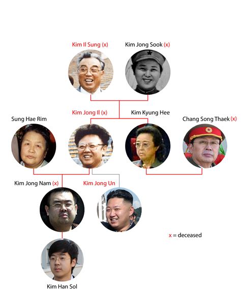 North Korea: A Family Tree of the Kim Dynasty